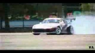 hankook JIC magic porsche 993 GT2 drift test [upl. by Carin]