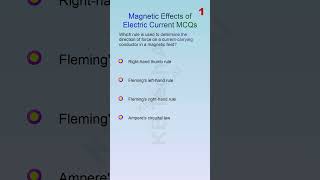 TOP 50 MCQ Magnetic Effects of Electric Current Part 66 [upl. by Fradin]