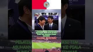 PELATIH JEPANG PREDIKSI INDONESIA AKAN LOLOS KE PIALA DUNIA 2026 timnasindonesia football [upl. by Etakyram]