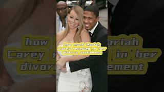 Do you know how much Mariah Carey received in her divorce settlement Part 2 [upl. by Andy]