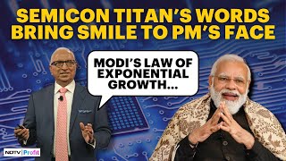 WATCH SEMI CEO Ajit Manocha Recalls Conversation With PM Makes Modi Smile At SEMICON [upl. by Adnerol]