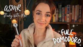 ASMR FULL Pomodoro Session with Timer amp Breaks ✨Study With Me✨ [upl. by Atteuqehs302]