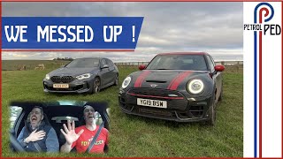 Mini JCW Clubman vs BMW M135i  LONGTERMER SHOWDOWN  There can be only one winner Ft Joe Achilles [upl. by Valda850]