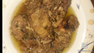 Arabic Style Chicken White Handi Recipe  White Chicken Handi Recipe [upl. by Sal]