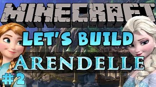 Minecraft Lets Build  Disney Frozens Arendelle  2 [upl. by Inihor]