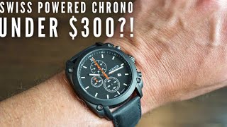 Mauer Swiss Movement Chronograph Watch Review  Great Everyday Chrono Under 300 [upl. by Eixel]