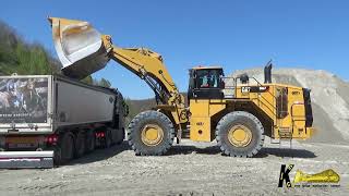 CATERPILLAR 988K WHEEL LOADER Loading TRUCKS caterpillar heavyequipment wheelloader [upl. by Conway]