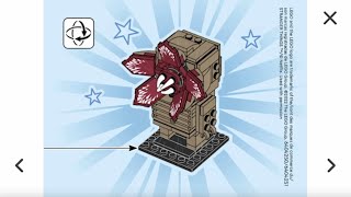 LEGO Stranger Things Demogorgon amp Eleven BrickHeadz 40549 Building Instructions [upl. by Hill]