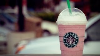 How to Make a Starbucks Strawberries amp Crème Frappuccino [upl. by Scholem]