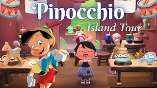 Disney Inspired ACNH Island Tour Pinocchio  Animal Crossing New Horizons [upl. by Lita]