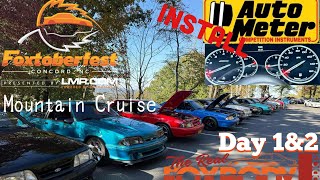 Foxtoberfest 2024 Day1amp2 AutoMeterTech install and Mountain Cruise [upl. by Nwahsaj174]