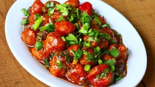 soya manchurian recipe in telugu at home pls subscribe my channel frnds satyakitchen2021 [upl. by Tarkany]