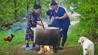 TRADITIONAL DOVGA RECIPE  VILLAGE LIFE [upl. by Vassily440]