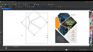 How to Create Corporate Flyer Design Template Using Coreldraw [upl. by Netsruk]