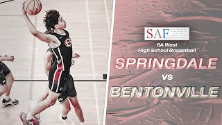 2024 Springdale High School Basketball  Springdale vs Bentonville [upl. by Ainirtac]