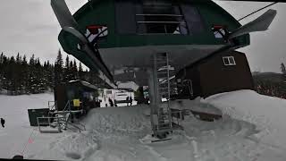 Woodward Express lift at Copper Mtn 18 Feb 2024 [upl. by Sprage844]