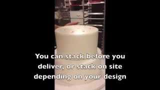 How to use Straws for Cake Supports [upl. by Annyahs]