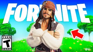 NEW JACK SPARROW SKIN EARLY Fortnite Season 3 [upl. by Kolnick]