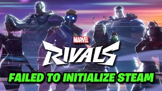 Marvel Rivals Error Initialization Failed Error Failed to Initialize Steam FIX [upl. by Aletsirc]