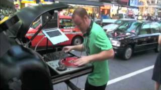 Skratch Bastid Live in Shibuya Tokyo [upl. by Eeladnerb527]