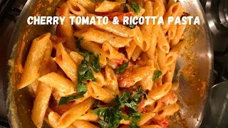 Cherry tomatoes amp ricotta pasta  how to make pasta  easy pasta recipe [upl. by Ecaroh]