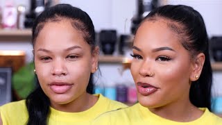 HOW TO LOOK NATURALLY SNATCHED  MY EVERYDAY MAKEUP ROUTINE  Arnellarmon [upl. by Krenn]