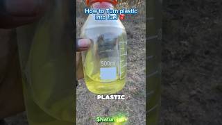 How to Turn Plastic into Fuel ⛽️ science naturejab pyrolysis education diy fyp foryoupage [upl. by Ennovehs]