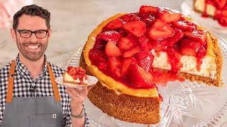 Amazing Strawberry Cheesecake Recipe [upl. by Dobrinsky]