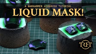 How to Use Liquid Mask for Airbrushing  Airbrush Masking Made EASY [upl. by Auberta531]