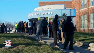 Hope Network hosts Thanksgiving dinner for 600 people in Flint [upl. by Kenwrick]