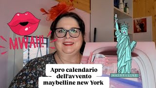 apro il calendario dellavvento maybelline new York calendarioavvento maybelline [upl. by Laen32]