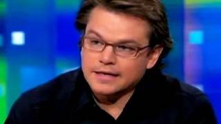 Matt Damon Destroys Obama quotRolled Over To Wall Streetquot [upl. by Abagael]