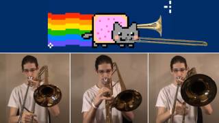 Nyan Trombone Cat [upl. by Gonick658]