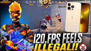 Hacker Gameplay 🔥IPhone 13 Pro Smoot  120fps Pubgmobile  Sigmakami [upl. by Voe]