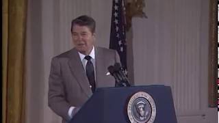 Compilation of President Reagans Humor from Selected Speeches 198189 [upl. by Liman]