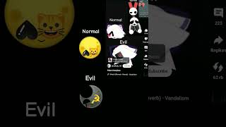 dark evil or no EviL music halloween duet emojicat duetcats countryballs emojiart [upl. by Nannahs]