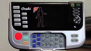 Osaki OS4000 remote functions [upl. by Chang]