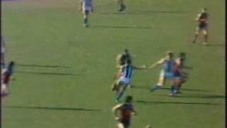 1983 Round 13  Fitzroy v North Melbourne  Junction Oval  Hinchen mark [upl. by Noside940]