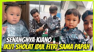 SENANGNYA KIANO TIGER WONG IKUT SHOLAT IDUL FITRI BARENG PAPAH BAIM WONG [upl. by Ecidnarb]