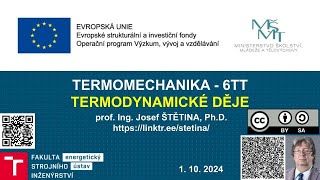 Termodynamické děje  Termomechanika 202425 [upl. by Eart575]