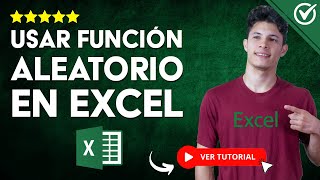 Cómo usar la FUNCIÓN ALEATORIO en Excel  📊 Uso y para qué Sirve 🔀 [upl. by Rissa]