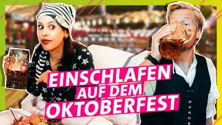 Laute Band und grölende Besucher Schlaf auf dem Oktoberfest ein  Das schaffst du nie [upl. by Stinky]