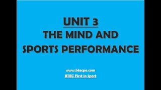 BTEC PE  UNIT 3 Learning Aim B  MOTIVATION [upl. by Peggi900]