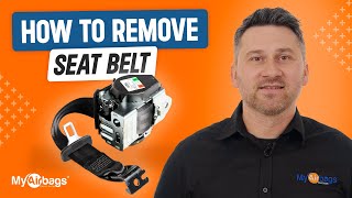 How To Remove a Seat Belt  MyAirbags [upl. by Irrehs]