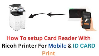 How Set up a Card Reader on Ricoh Printer Ricoh Printer Card Reader Set up [upl. by Ilka]