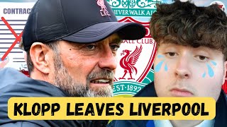 KLOPP RESIGNS📝❌️  Whats next for Liverpool  Fan Reaction [upl. by Durman111]