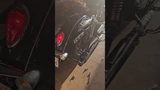 New Rocket 3 Touring custome exhaust home built [upl. by Ahsinnek]