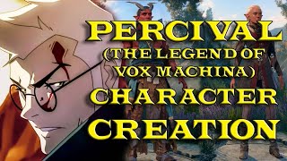 Baldurs Gate 3  Percival The Legend of Vox Machina Character Creation [upl. by Mallorie]