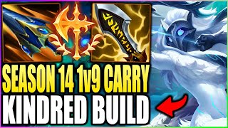 THIS SEASON 14 KINDRED BUILD HARD CARRIES EVERY GAME Sundered Kindred Is Legit S Tier [upl. by Ayatnwahs]