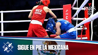 Boxeadora mexicana Fátima Herrera avanza en los 50 kilogramos  Juegos Olímpicos París 2024 [upl. by Morgun510]